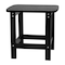 Flash Furniture Black Adirondack Rockers & 1 Side Table, PK 2 JJ-C14705-2-T14001-BK-GG - alternate 3